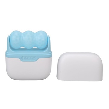 ОХЛАЖДАЮЩИЙ РОЛИКОВЫЙ МАССАЖЕР ДЛЯ ТЕЛА И ЛИЦА ЛЕДЯНОЙ ГЕЛЕВОЙ ВСТАВКОЙ