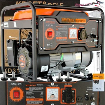 Agregat prądotwórczy generator PRĄDU 1700W AVR