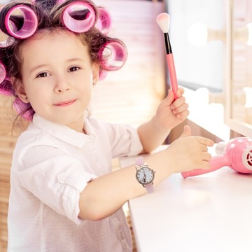 1 шт. ДЕТСКИЕ ЧАСЫ ДЛЯ ДЕВОЧКИ