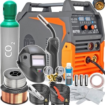 SPAWARKA MIGOMAT MIG MAG MMA 250A 3w1 + ZESTAW