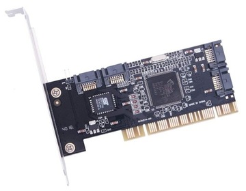 Karta rozszerzeń kontroler PCI SATA RAID x4