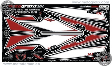 OKLEINA PRZÓD TYŁ YAMAHA XJ6 DIVERSION 2010-2011