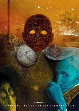 Kalendarz Beksiński 2025 A3 wzór 8