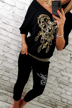 BAWEŁNIANA BLUZKA SERCA dekolt V roz.54