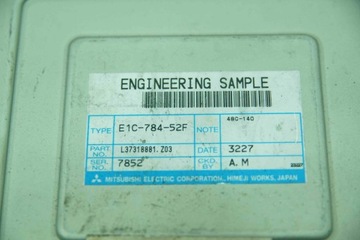 JEDNOTKA MOTORU MAZDA 3 BK 2,3 B L37318881D