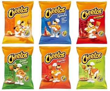 Чипсы Cheetos, микс из 6 вкусов