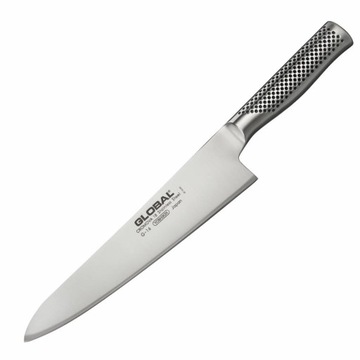 Global Japoński Stalowy Ostry Nóż Kuchenny Szefa Kuchni 24cm 56-58 HRC G-16