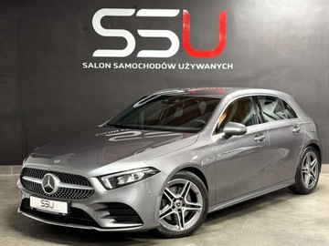 Mercedes Klasa A W177/V177 Hatchback 2.0 220 190KM 2019 Mercedes-Benz Klasa A A220 4Matic AMG Head-Up Skora Full Led Alu 18 Gwaran, zdjęcie 2