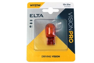 ŻARÓWKA ELTA VISION PRO WY21W W3x16d POMARANCZOWA