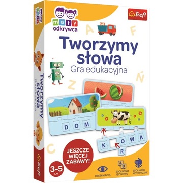 GRA Trefl - Tworzymy słowa/ Mały Odkrywca 01950