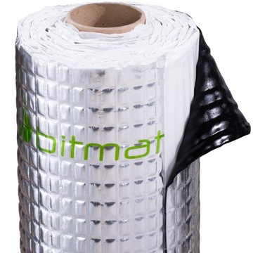Коврик шумоизоляционный Bitmat ECO-1,5 ALUBUTYL 1м2 для автомобиля на дверь багажника