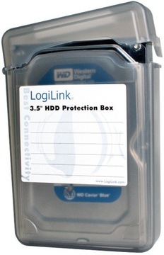 LOGILINK Защитный бокс для 3,5-дюймового жесткого диска, черный