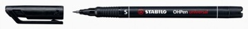Marker Foliopis Stabilo OHPen S 0,4 mm czarny