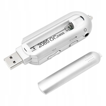 MP3-ПЛЕЕР USB-НАКОПИТЕЛЬ FM-РАДИО СЕРЕБРЯНЫЙ