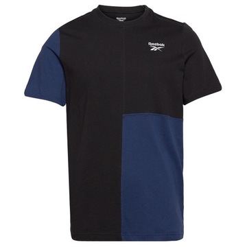 reebok Reebok T-Shirt Panel Tee Blue Black HG3198