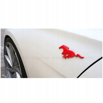 2 металлические наклейки с логотипом Ford Mustang