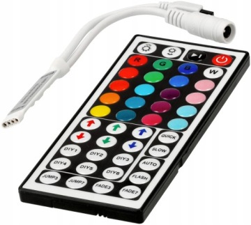 Пульт дистанционного управления для RGB светодиодных полос 6A 72W IR44 Инфракрасный контроллер 5-24V