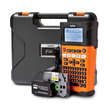Drukarka Brother P-touch PT-E300VP + taśma