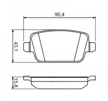 Передние + задние колодки Ford Mondeo MK4 S-MAX Galaxy Volvo S60 V60 V70 S80