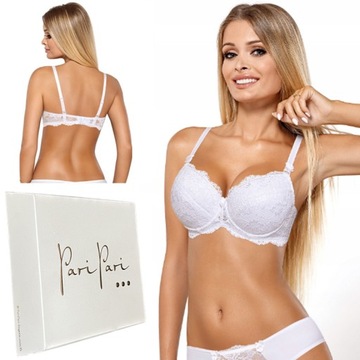 Biustonosz push up Katia PariPari biały 90C