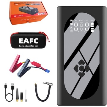 2000A Car Jump Starter 4 In1 Pump Kompresor Powietrza 150PSI