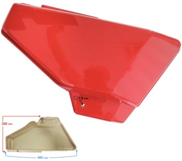 Obudowa boczna prawa czerwona do motoroweru Ranger Classic