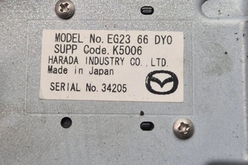 ANTÉNA MAZDA CX-7 (ER) EG2366DY0 2.2L DIESEL 2010