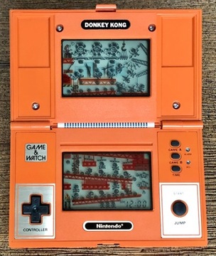 Игра DONKEY KONG и часы NINTENDO RETRO, винтажный многоэкранный ЖК-экран 1982 года!