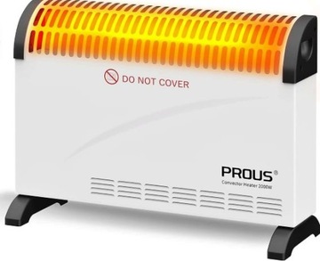 Grzejnik konwektorowy PROUS 2000 W biały
