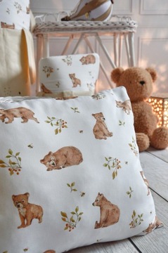 Подушка Медвежонок в гондольную коляску, бежевый