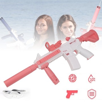 AUTOMATYCZNY ELEKTRYCZNY KARABIN NA WODĘ M416 DUŻY ZASIĘG I POJEMNOŚĆ