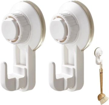 Haki do przyssawek pod prysznic, 2 szt. Wodoodporn