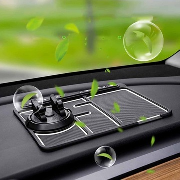 КОВРИК ПРОТИВОСКОЛЬЗЯЩИЙ В АВТОМОБИЛЕ ДЛЯ ТЕЛЕФОНА НА ПРИБОРНОЙ ПАНЕЛИ 4в1