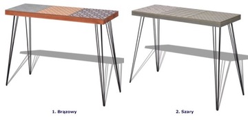 КОНСОЛЬНЫЙ СТОЛИК С ТОЛСТОЙ СТОЛЕШНИЦЕЙ И СТАЛЬНЫМИ НОЖКАМИ ДЛЯ ГОСТИНОЙ