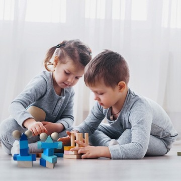 Sensoryczne Klocki Magnetyczne Grawer Prezent na święta na mikołaja