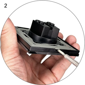 Электрический стеклянный выключатель света с одинарным стеклом MIUUN