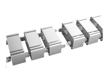 DIGITUS Cable Management Spine color silver