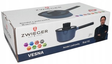 ZWIEGER VESNA - rondel rondelek z pokrywką 16cm 1L