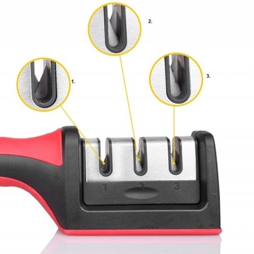 ТОЧИЛКА КУХОННЫХ НОЖЕЙ ДЛЯ НОЖНИЦ КОМПАКТНАЯ ТРЕХФАЗНАЯ КОЛЕСО 3в1