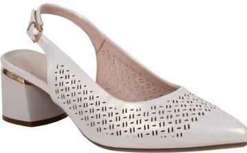 ТУФЛИ ЖЕНСКИЕ АЖУРНЫЕ, ЖЕМЧУЖНЫЕ САНДАЛИИ, УДОБНЫЕ, СТАБИЛЬНЫЕ