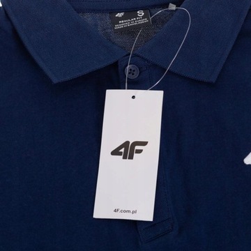 Men's Men's T -Fish Вышитый логотип 4F Sports T -Frish ежедневно