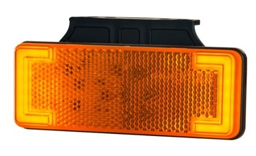 LAMPA OBRYSOWA LED 12/24V POMARAŃCZOWA LKD 2515