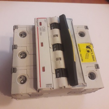 Wyłącznik nadprądowy 3P C 80A 10/16kA AC DX3 409280