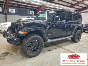 Jeep Wrangler IV 2023 Jeep Wrangler 2023r., Sahara, 3.6L, od ubezpieczalni 3.6 Benzyna 289KM