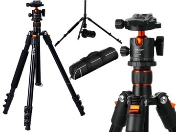 Штатив K&F Concept (163см) с головкой (BH-28L), легкий алюминий (KF09.080v1)