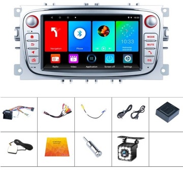 RADIO ANDROID 12 FOCUS GALAXY KUGA FORD 2 GB RAM + 32GB KAMERKA GPS CANBUS