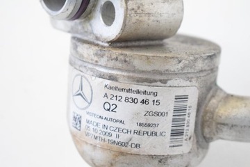 MERCEDES W212 E200 CGI 2009 RHD A/C WAZ KLIMATIZACE PŘÍVOD TRUBKY