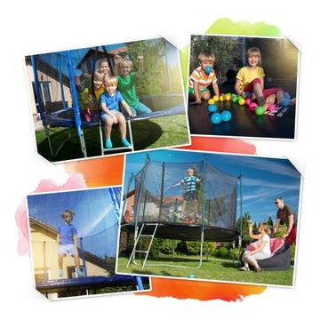 САДОВЫЙ батут 140см 4 фута НЕОСПОРТ ДЛЯ ДЕТЕЙ