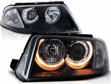 LAMPY VW PASSAT B5FL 00-05 RINGI BLACK REFLEKTORY