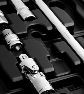 NEO Tools Торцовые ключи 1/4, 1/2, 86 шт. Кейс для набора инструментов 10-060